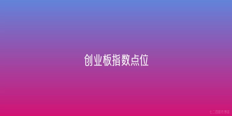 创业板指数点位